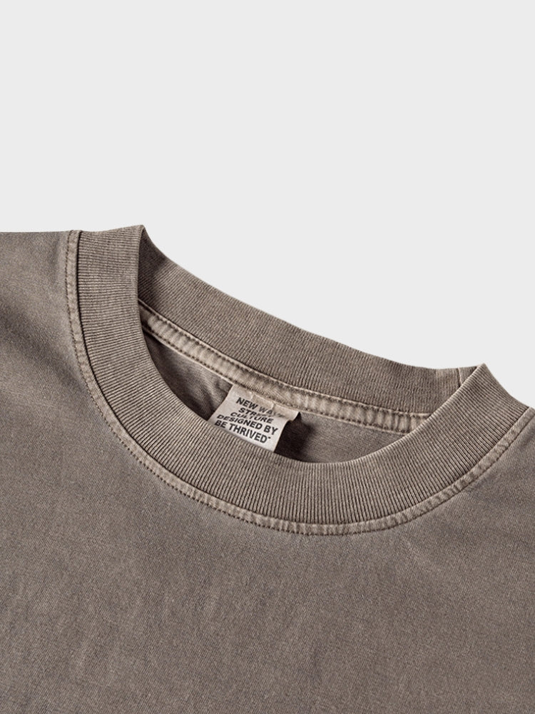 200 GSM Light Washed Cotton Tee - Image 3