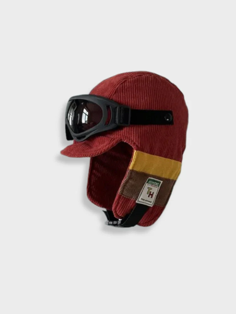 Aviator Cap with Glasses - Image 3