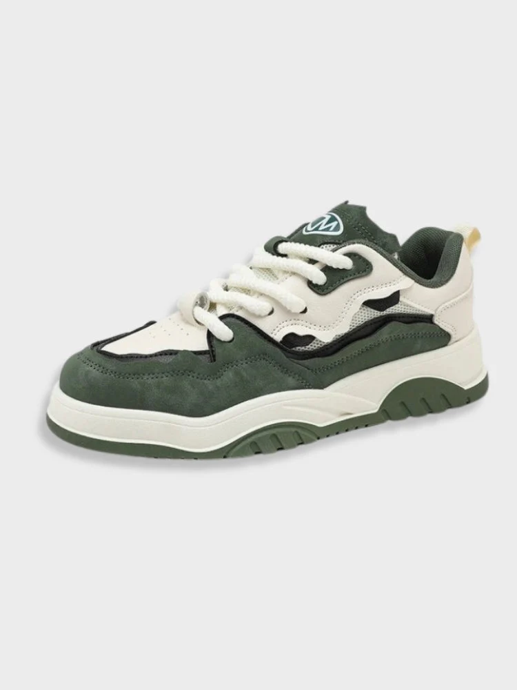 Big Lace Vintage Smile Sneakers - Image 4
