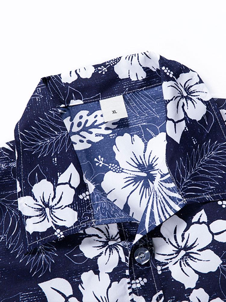 Blue Tropical T-Shirt - Image 3