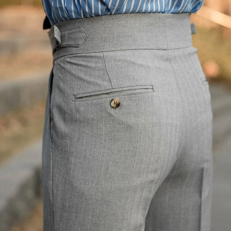 Casual Striped Trousers - Image 3