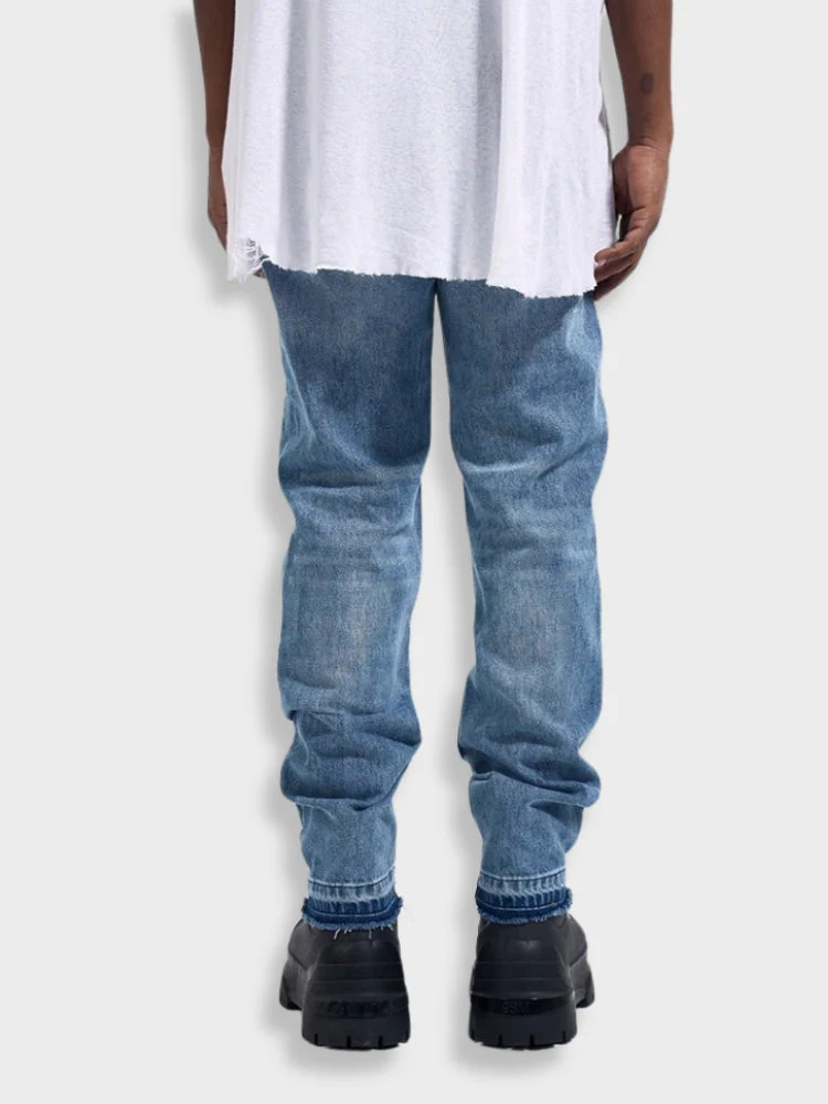 Cat Whisker Vintage Denim Jeans - Image 6