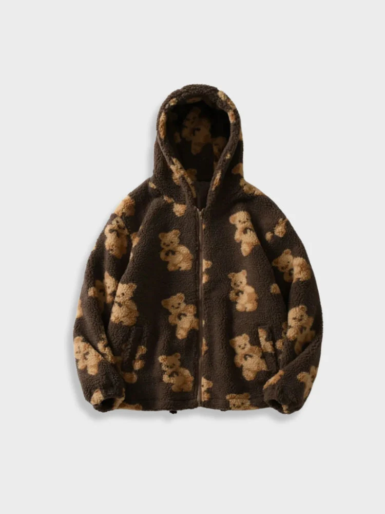 Comfi Bear Fleece Hooded Jacket - Image 8