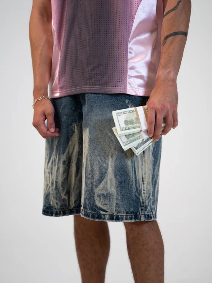 DCRB  Distressed Denim Jorts - Image 3