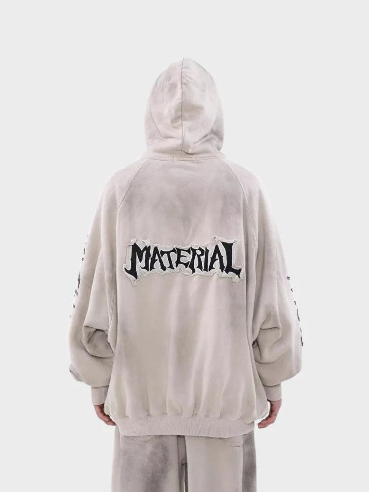 DCRB Distressed Material Zip-Up - Image 8