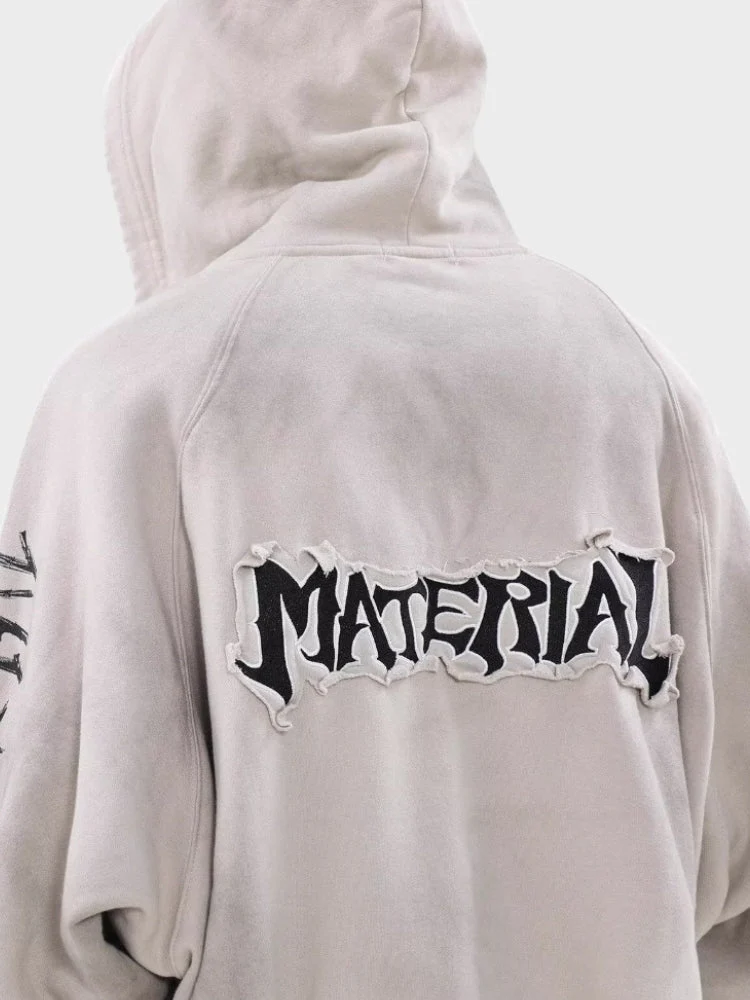 DCRB Distressed Material Zip-Up - Image 9