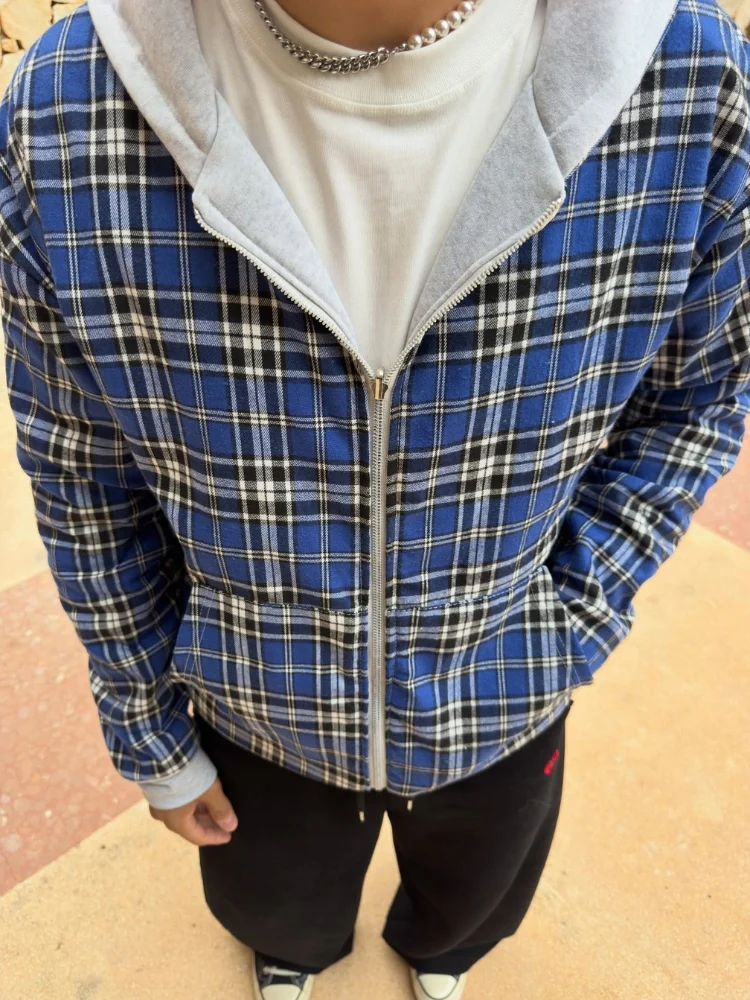 DCRB Inside Out Checkered Zipper - Image 4