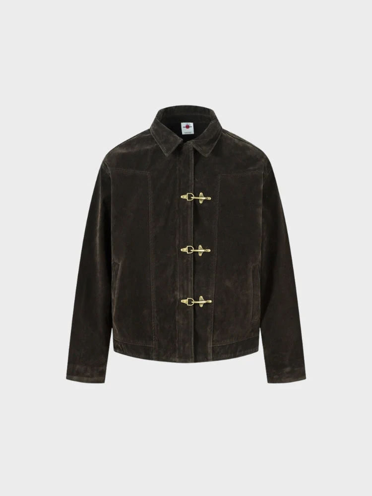 DCRB Retro Spliced Suide Jacket - Image 4