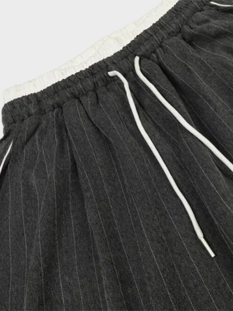 DCRB Striped Wide Leg Track Joggers - Image 4