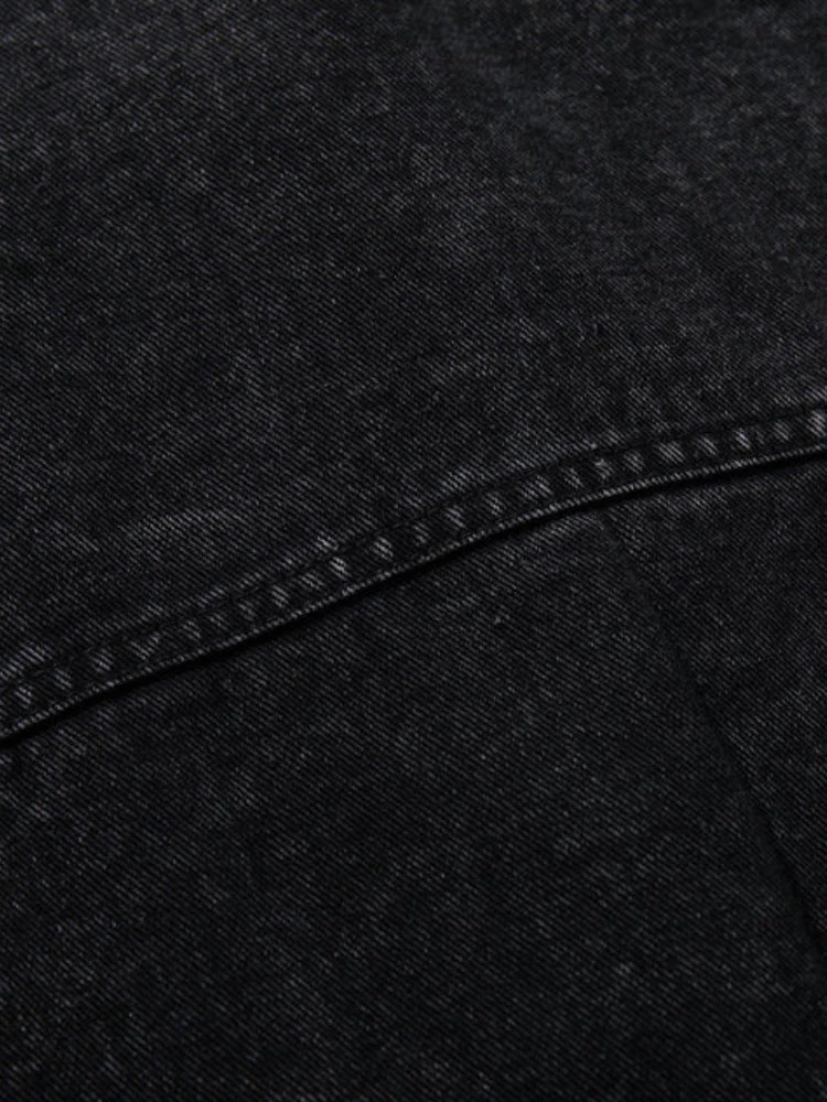 DCRB Toggle Front Washed Denim Hoodie - Image 10