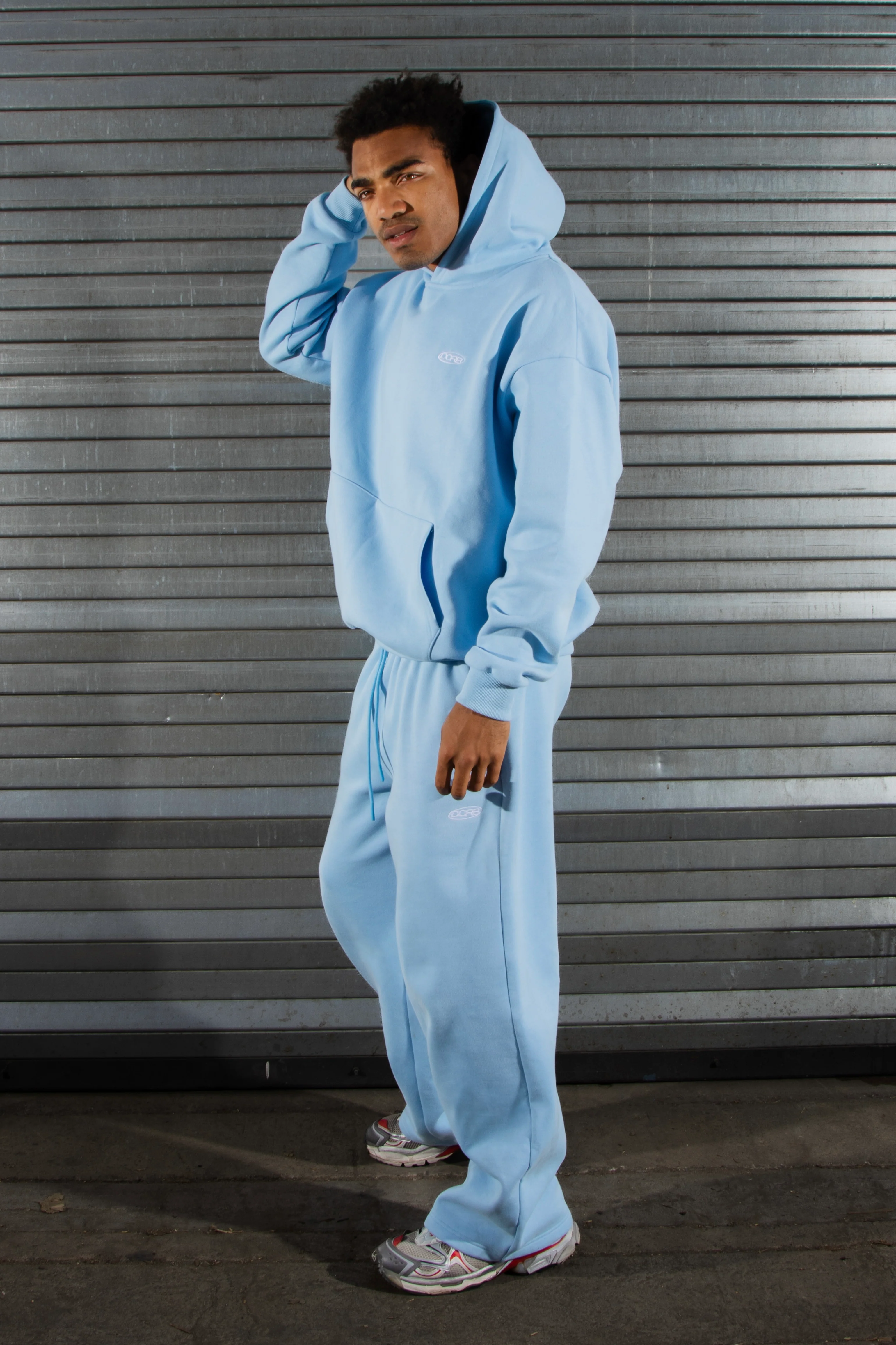 DCRB Tracksuit Hoodie - Baby Blue - Image 4