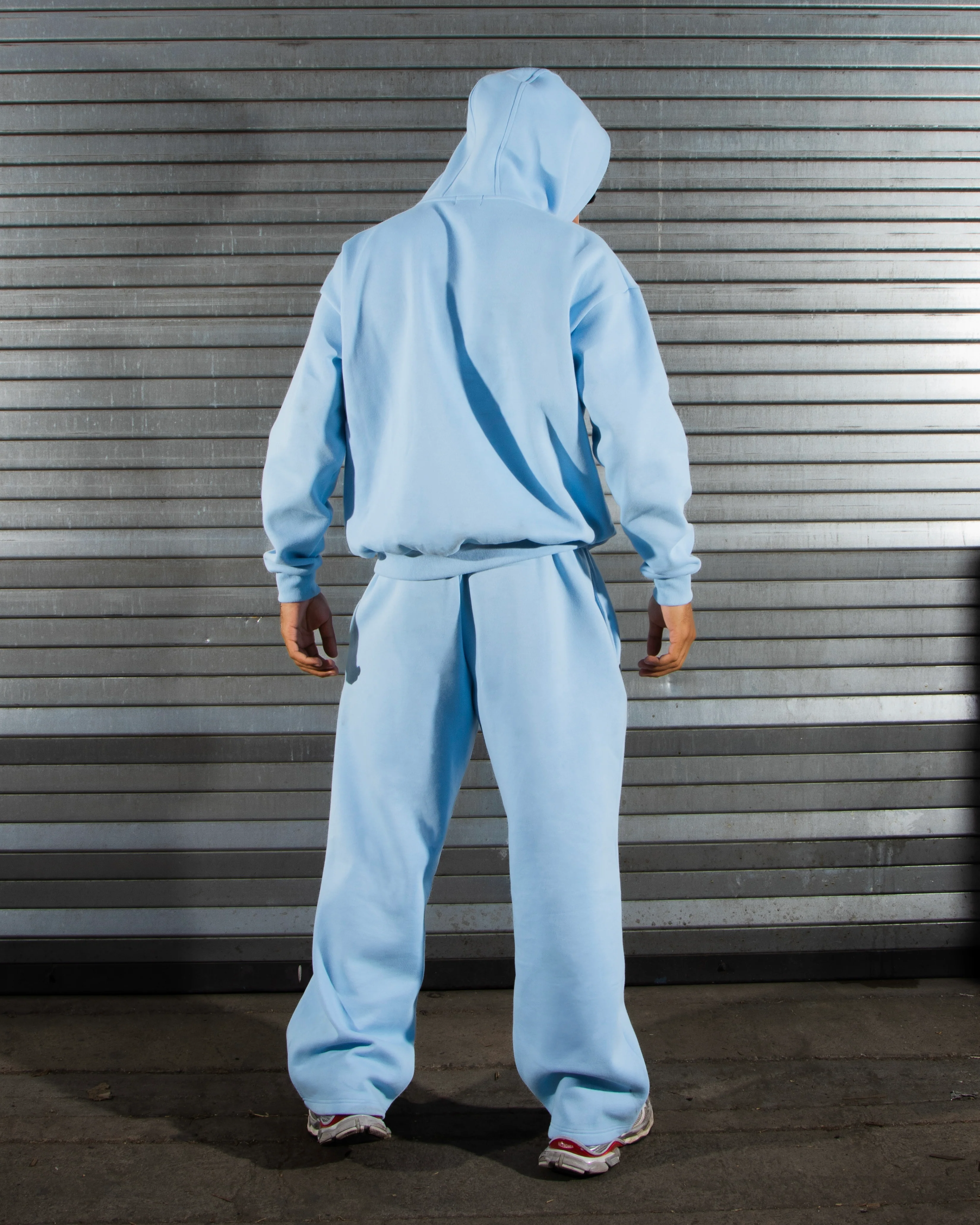 DCRB Tracksuit Open Leg Jogger - Baby Blue - Image 3