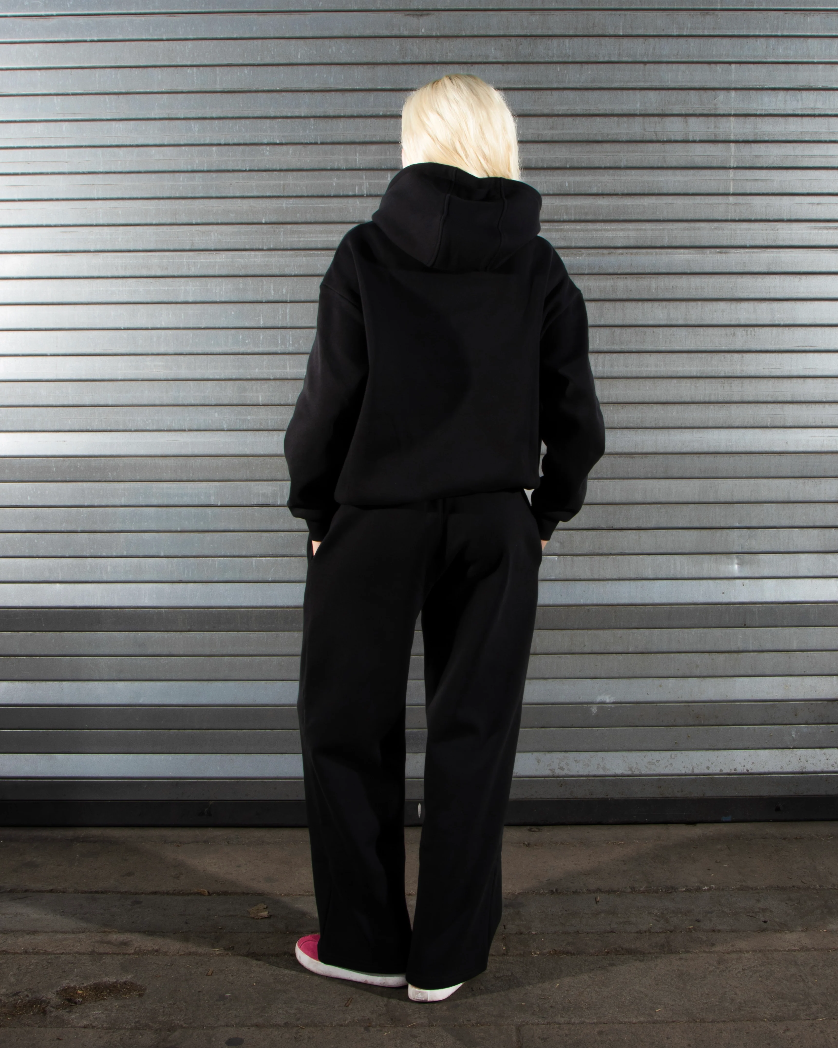 DCRB Tracksuit Open Leg Jogger - Black - Image 7