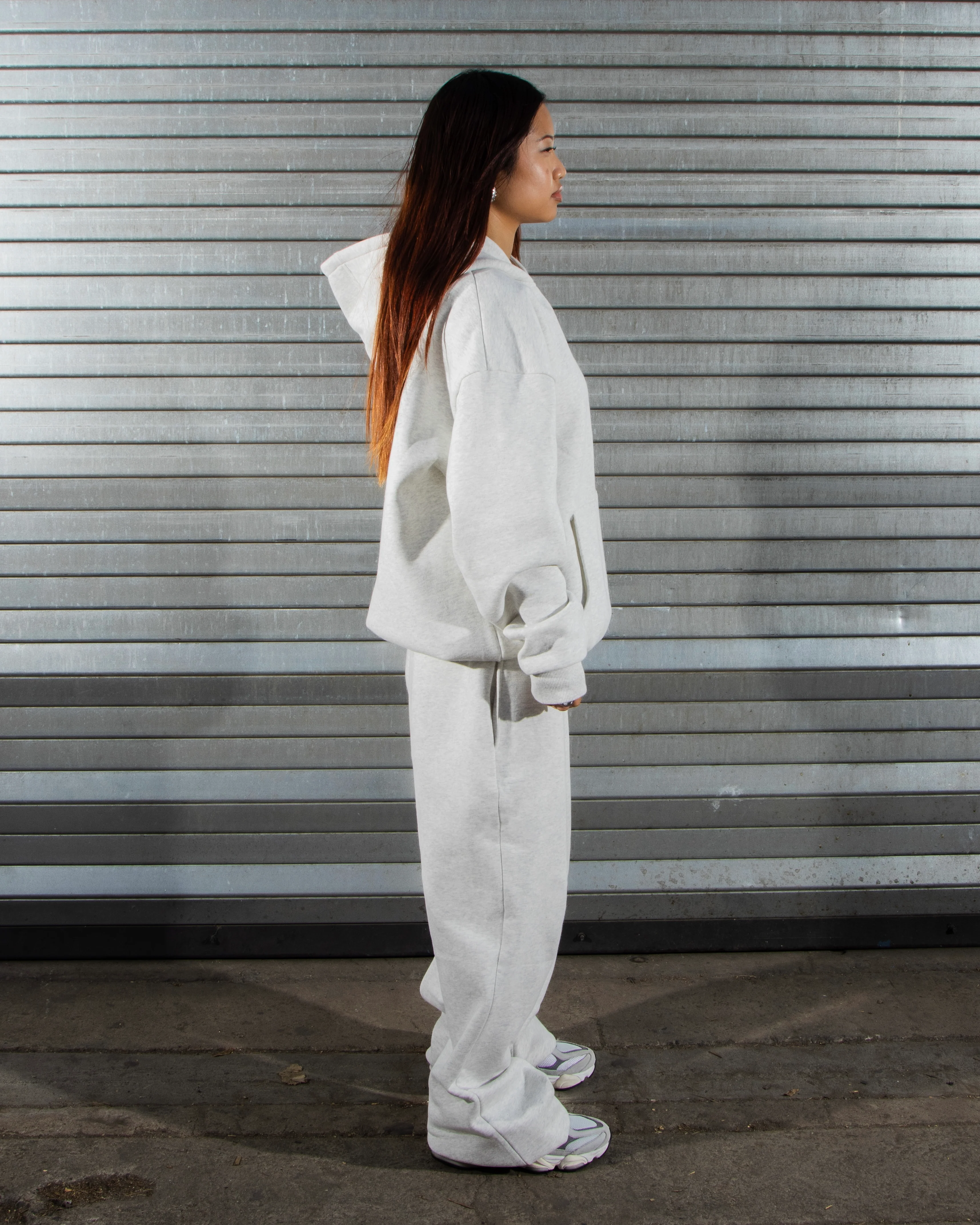 DCRB Tracksuit Open Leg Jogger - Light Grey - Image 4