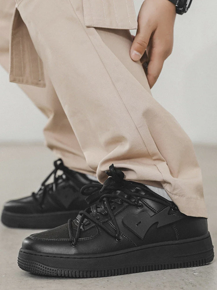 DCRB Vintage Black Heart Sneakers - Image 4