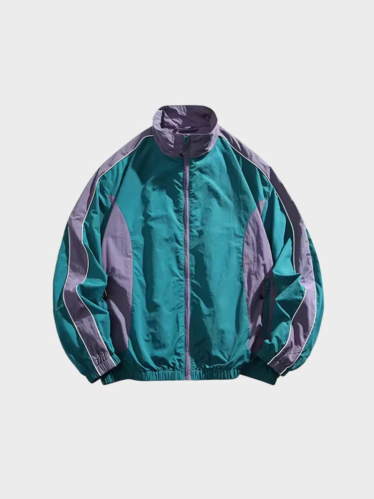 DCRB Vintage Varsity Waterproof Track Jacket - Image 4