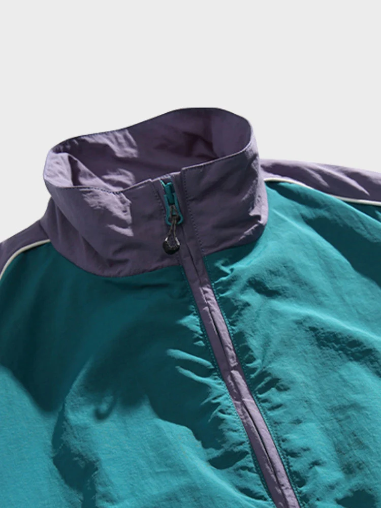 DCRB Vintage Varsity Waterproof Track Jacket - Image 7