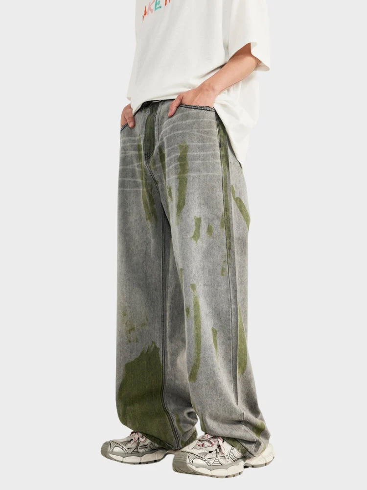 DCRB Wide Leg Contrasting Denim - Image 3