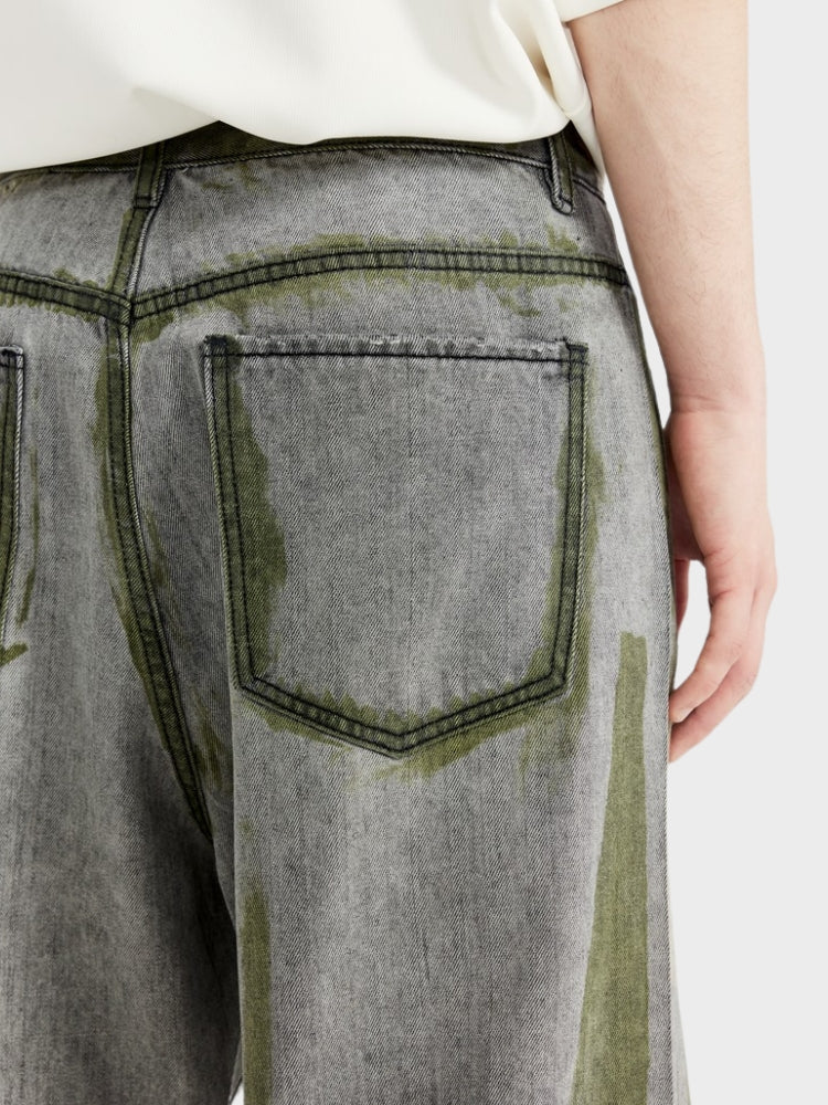 DCRB Wide Leg Contrasting Denim - Image 4
