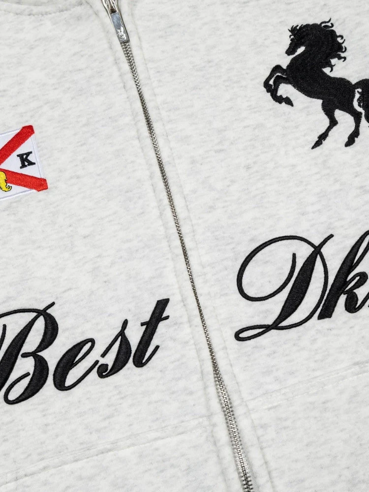 DCRB x Dark Havest Club Zip-Up Hoodie - Image 6