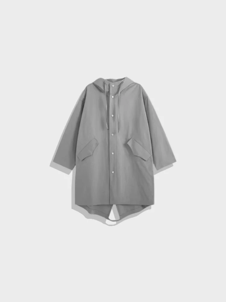 Decarba Hooded Rain Coat - Image 5