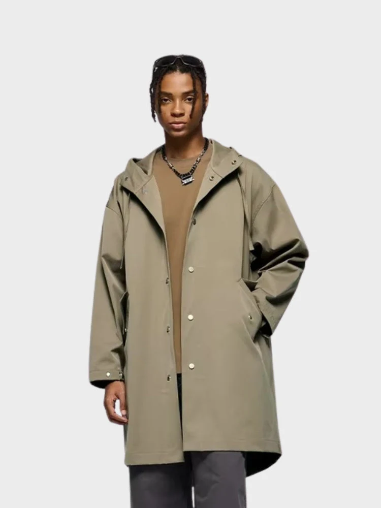 Decarba Hooded Rain Coat - Image 6