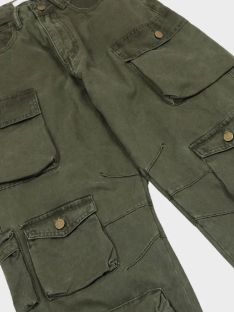 Decarba Loose Fit Pocket Cargo - Image 6