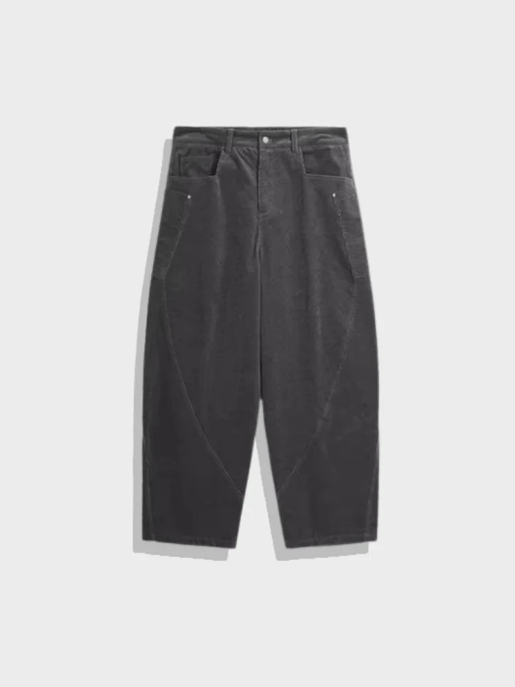 Decarba Oversized Corduroy Bottom