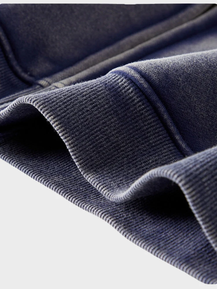 Decarba Washed Hoodie with Zipper - Image 11