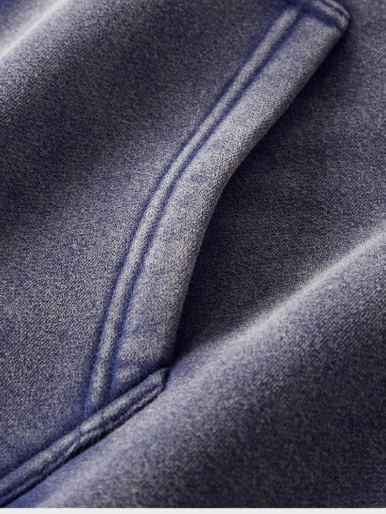 Decarba Washed Hoodie with Zipper - Image 12