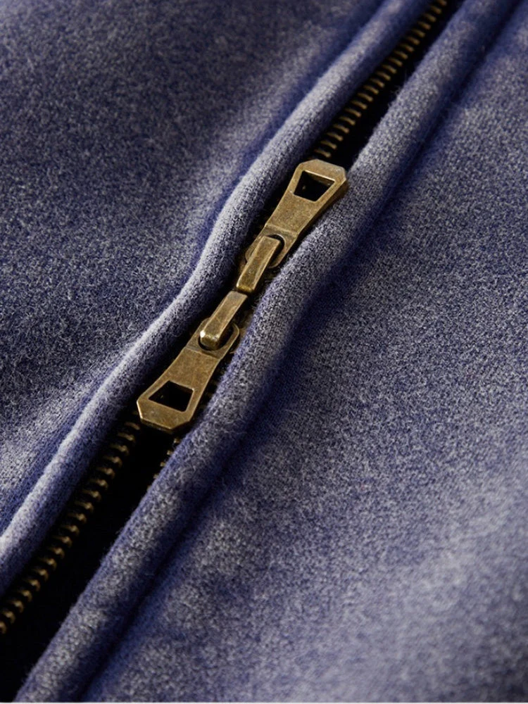 Decarba Washed Hoodie with Zipper - Image 16