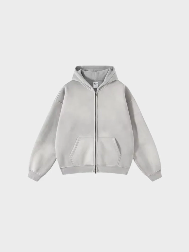 Decarba Washed Hoodie with Zipper - Image 9