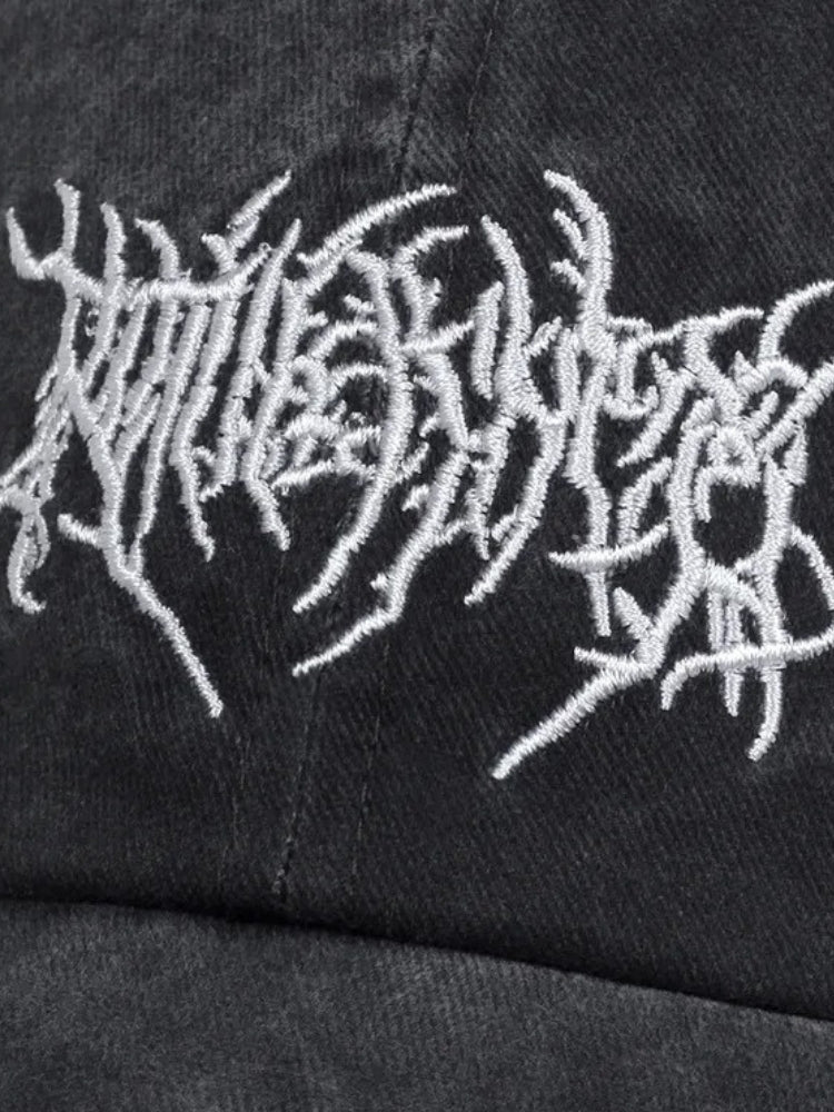 Denim Goth Cap - Image 6