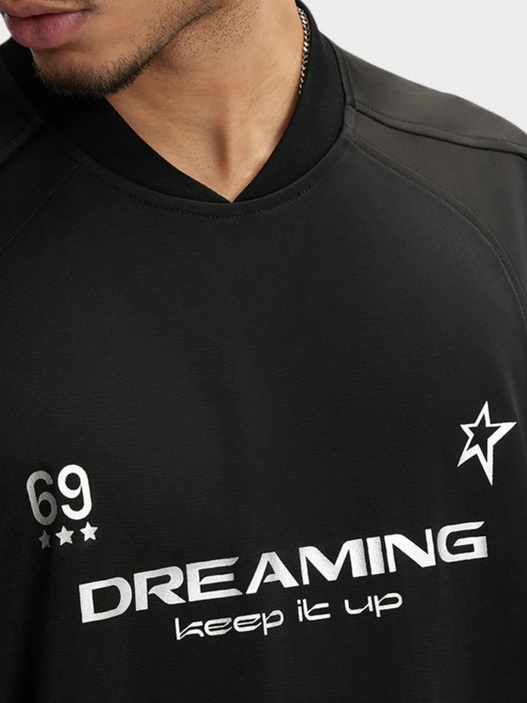 Dreaming 69 Football Tee - Image 3