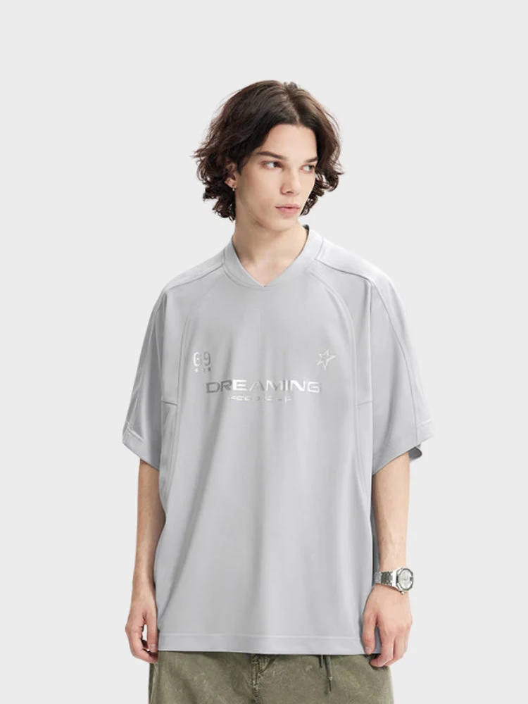 Dreaming 69 Football Tee - Image 9