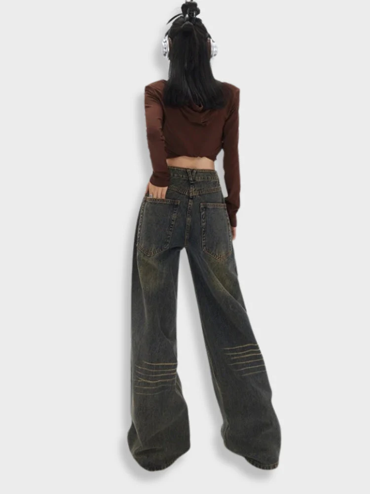 High Waist Loose Denim - Image 3