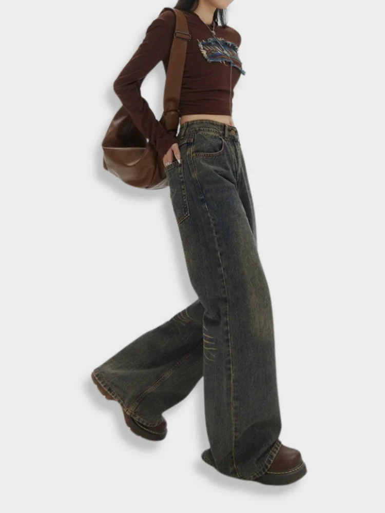High Waist Loose Denim - Image 5