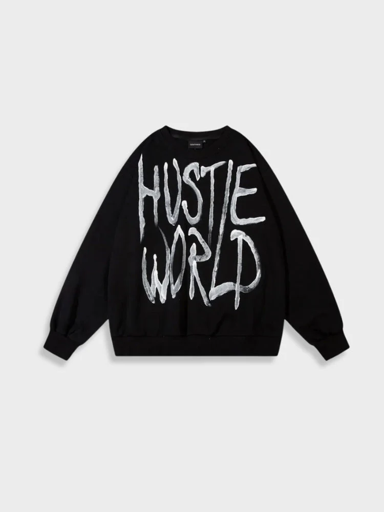 Hustle World Pullover - Image 6