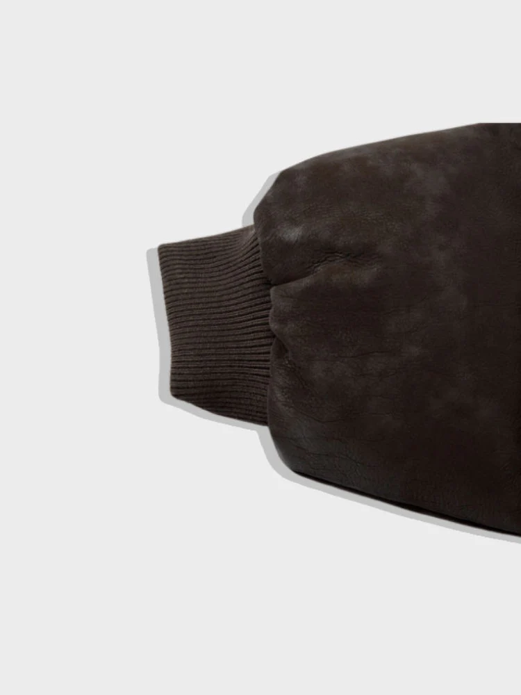 Leather Harajuku Puffer Jacket - Image 3