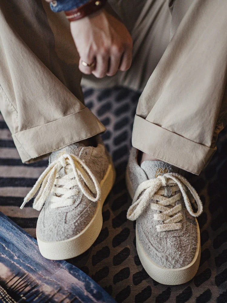 Leather Mohair Sneakers - Image 3