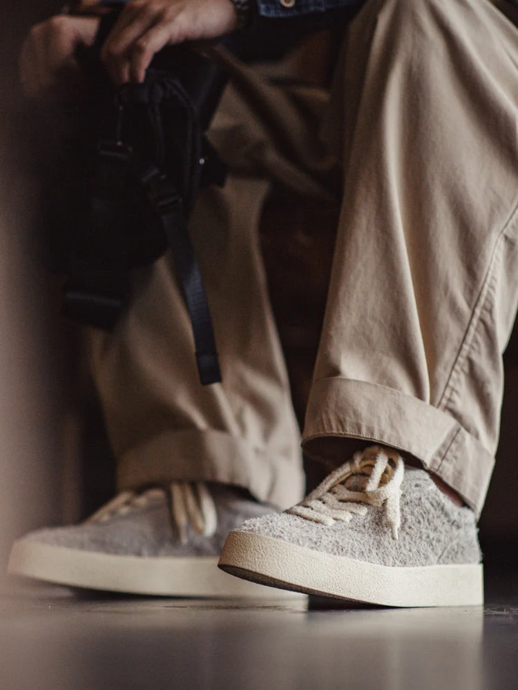 Leather Mohair Sneakers - Image 4