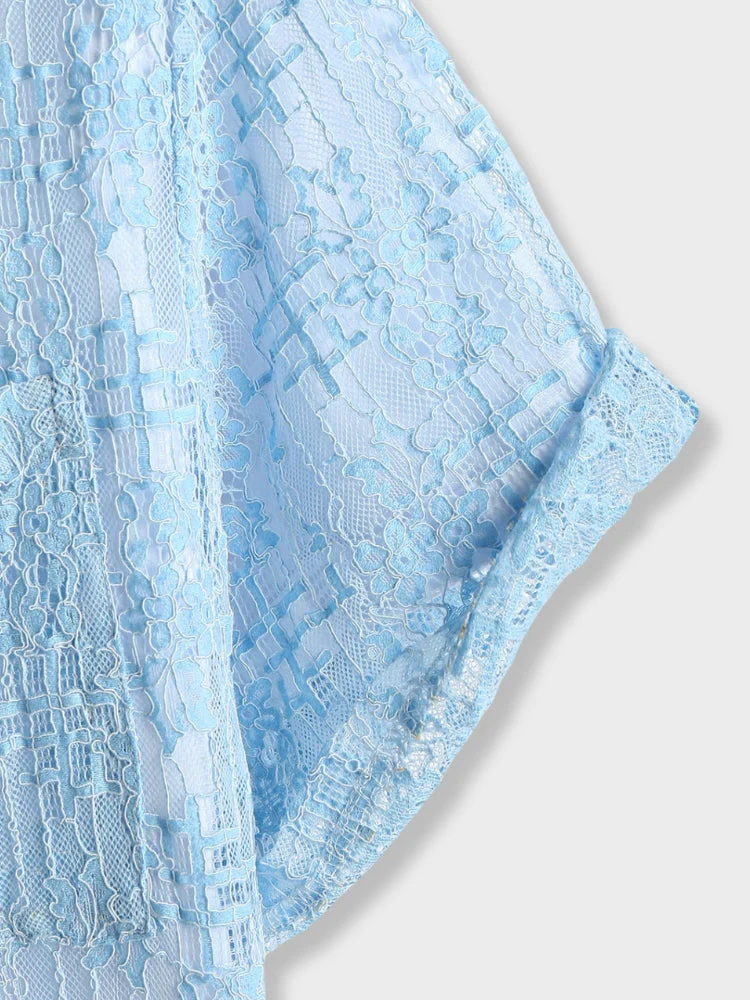 Light Blue Transparant Shirt Verona - Image 3