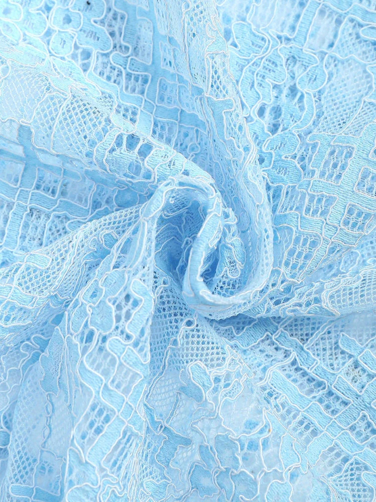 Light Blue Transparant Shirt Verona - Image 6