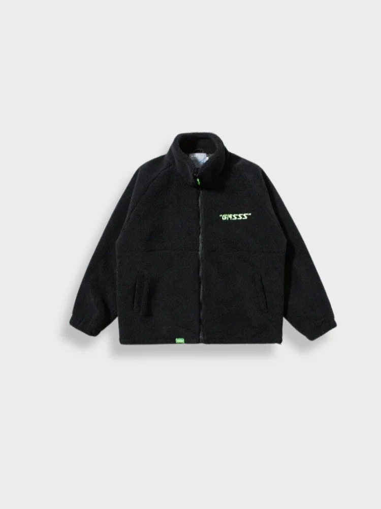 Loose Fit Lamswool Gasss Jacket - Image 5