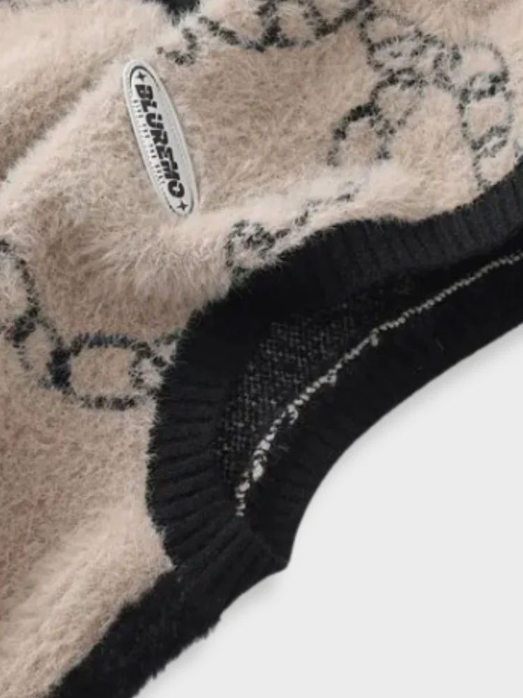 Mohair Knitted V-Neck - Image 5