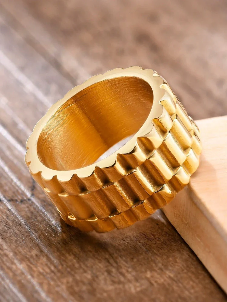 Old Money Raw Gold Ring - Image 5