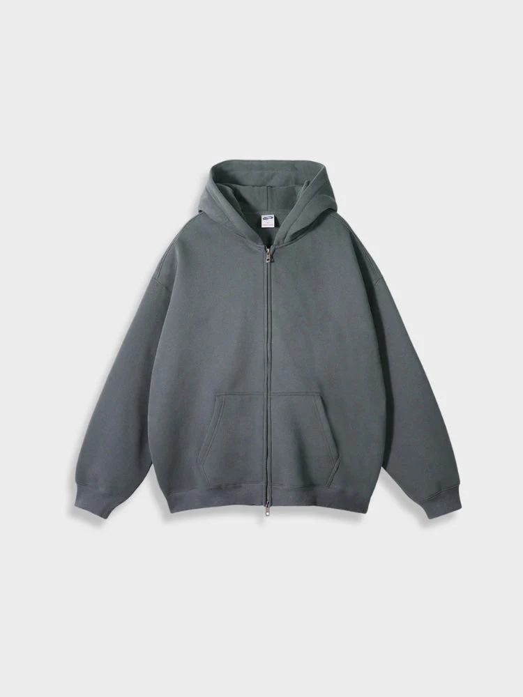 Quality Hoodie with Zipper - Image 9