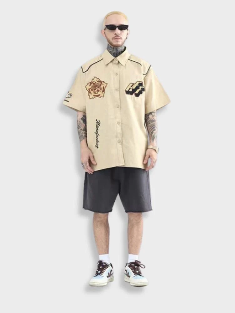 Retro Shirt - Black Work - Image 2
