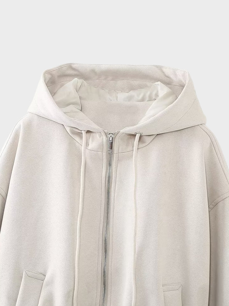 Short Faux Bomber Jacket - Image 5