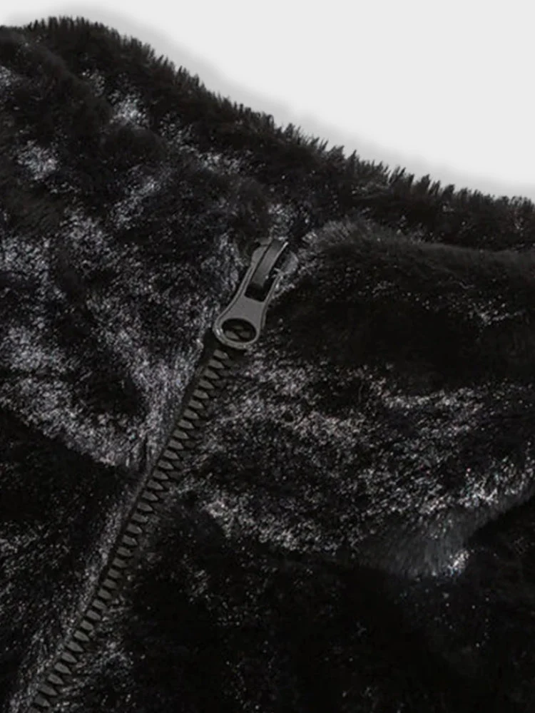 Street Letter Fleece Jacket - Image 4
